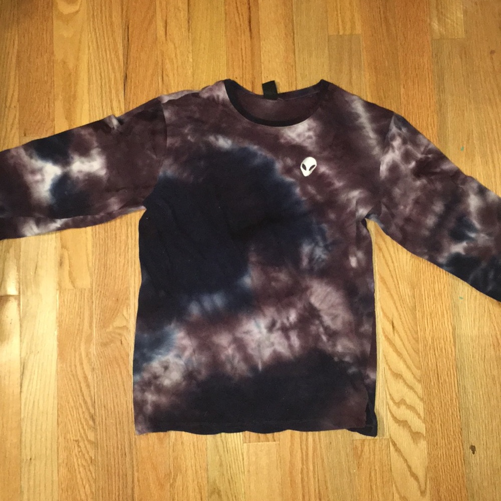 A.Lab Alien Tie-Dye shirt